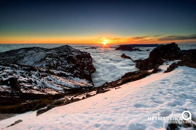 Foto Do Dia Portal NetMadeira Neve Nas Montanhas